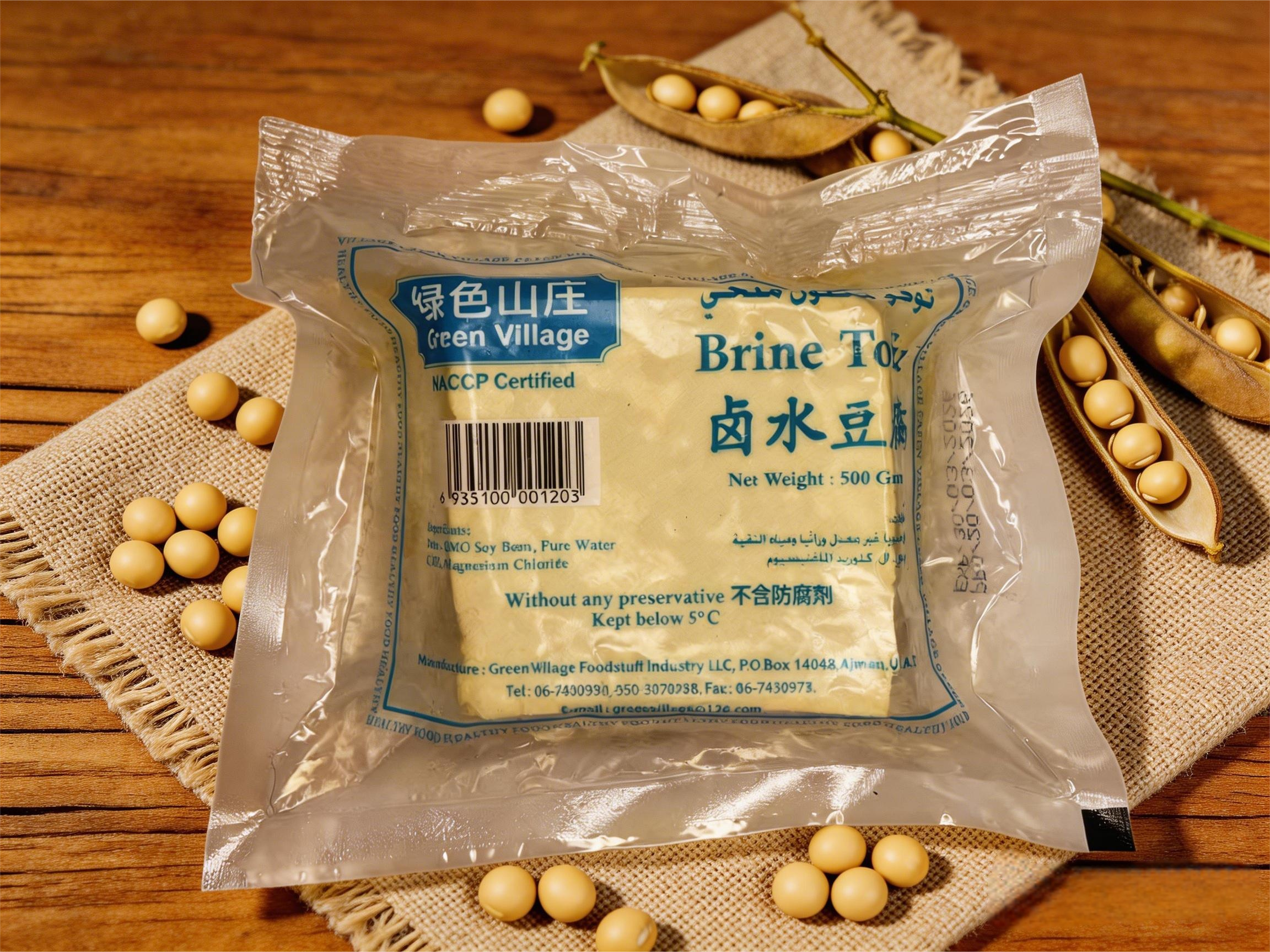 Brine Tofu with Scense